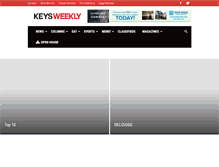 Tablet Screenshot of keysweekly.com